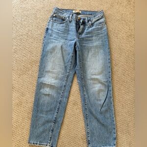 Madewell Slouchy Boyjean in Light Blue